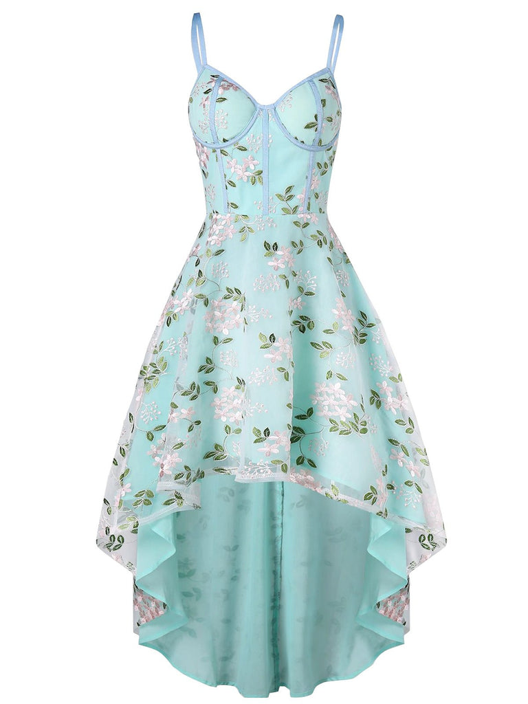 1950s Floral Embroidery Dress – Retro ...